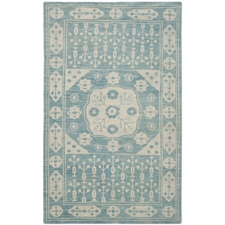 Safavieh Kenya Hand Knotted Square Rug- Blue- 7 x 7 ft. KNY683A-7SQ